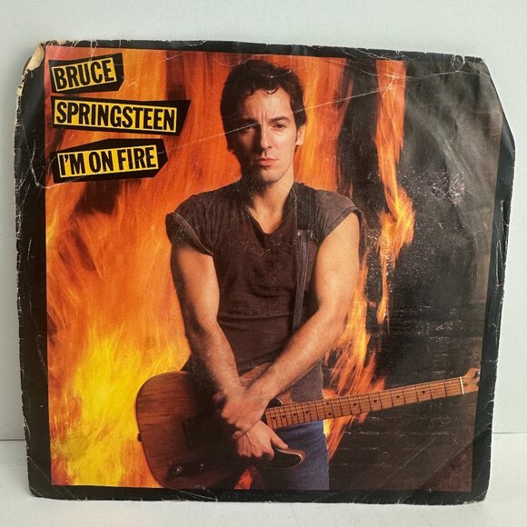 Bruce Springsteen – I'm On Fire Columbia Vinyl, 7" 45 RPM Single Promo 1985 - Picture 2 of 5